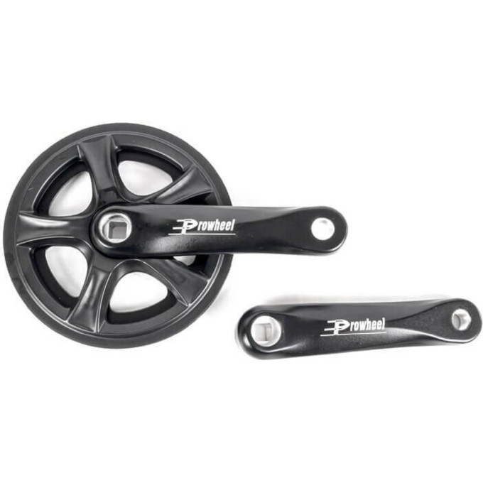 Система TECH TEAM Prowheel, черная, шатун алюминиевый, 165мм, 1 скорость. 1/10 PRO-Q36PP 165 NN009962